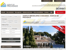 Tablet Screenshot of agence-provence.com